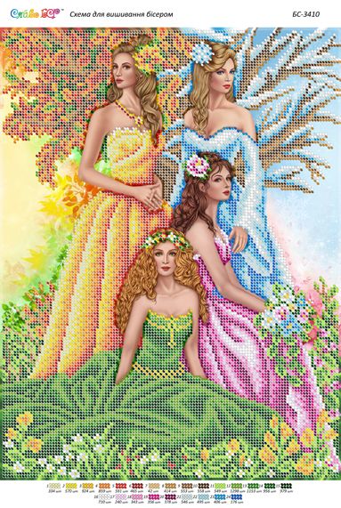 Схема для вишивки Пори року (част. виш.)