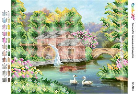 Схема для вишивки Водяний млин 