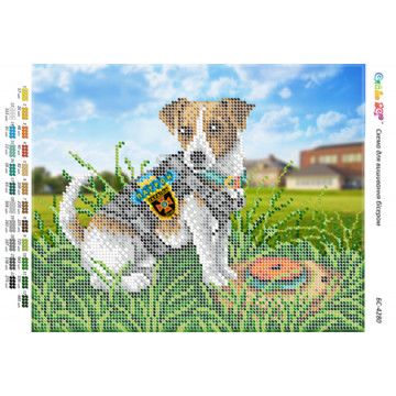 Схема для вишивки Пес Патрон   част. виш