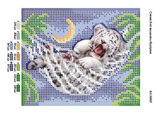 Схема для вишивки Тигруля