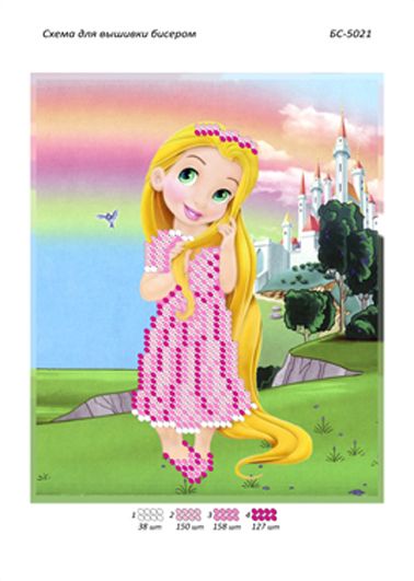 Схема для вишивки Рапунцель