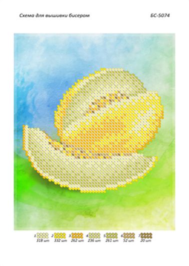 Схема для вишивки Диня (част.виш)