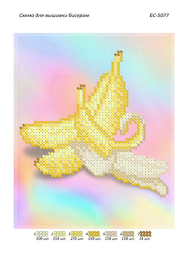 Схема для вишивки Банан( част.виш)