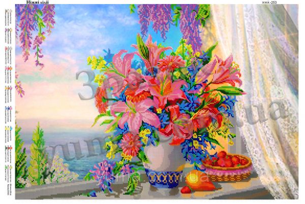 Схема для вишивки  Ніжні Лілії