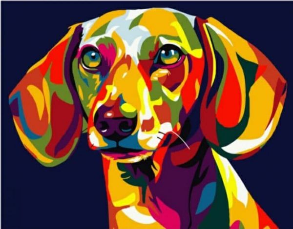 Картина за номерами Поп-арт такса