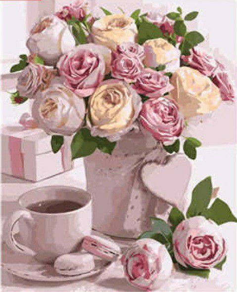 Картина за номерами Троянди з любов'ю