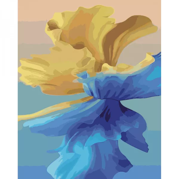 Картина за номерами  Жовтоблакитний танок