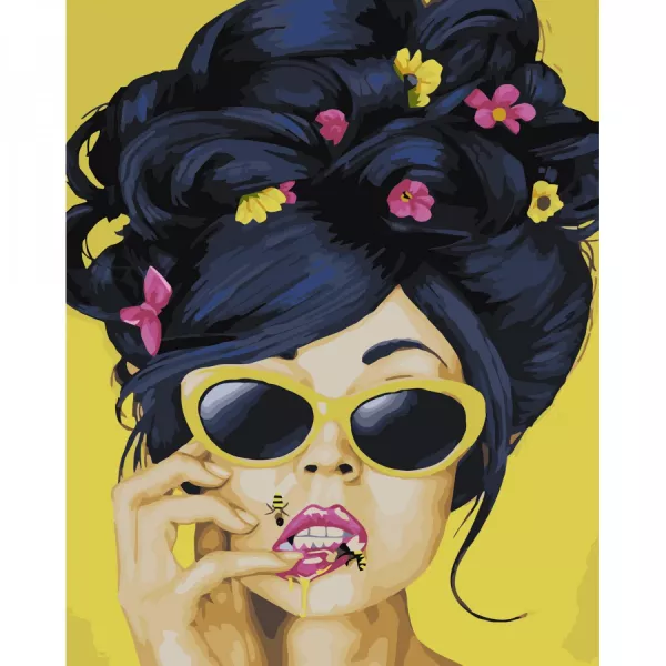 Картина за номерами Медові губи