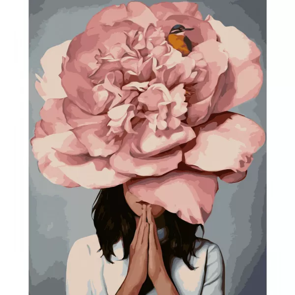 Картина за номерами  Квіткова медитація