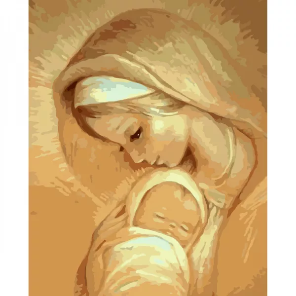 Картина за номерами Tаємниця народження 2