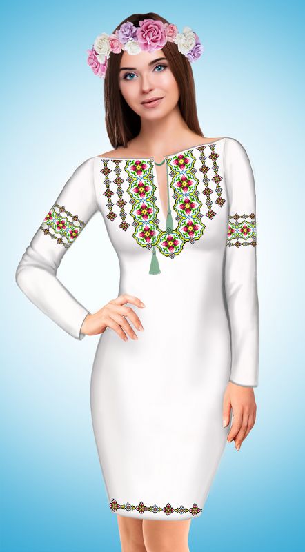 Плаття довге (заготовка не пошита) №1