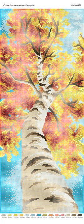 Панно для вишивки  Береза