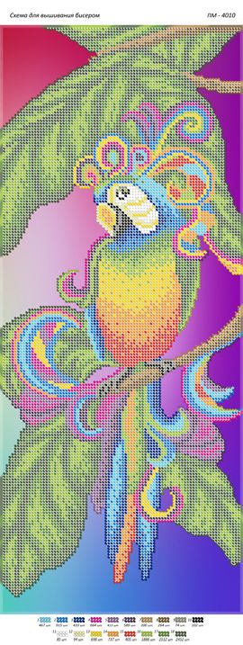 Панно для вишивки  Папуга