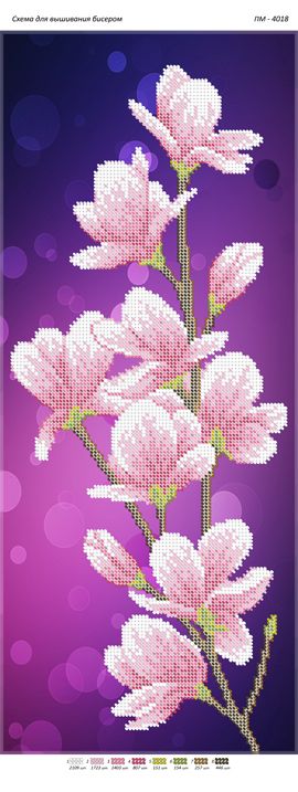 Панно для вишивки Магнолія 2