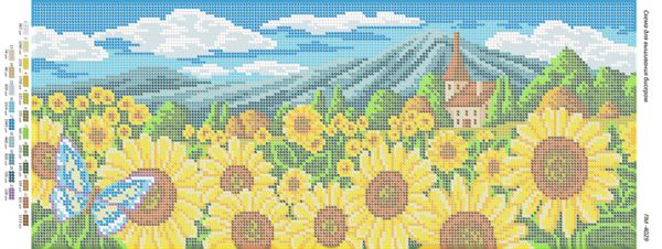 Панно для вишивки Соняшникове поле