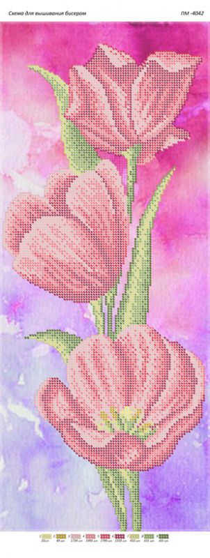 Панно для вишивки Тюльпани 2