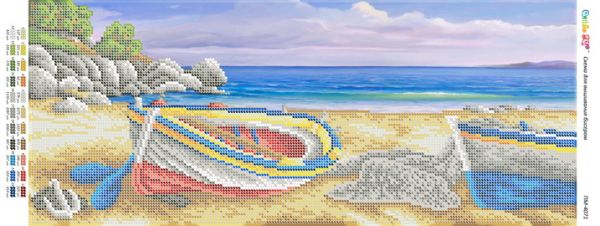 Панно для вишивки Човен рибалки