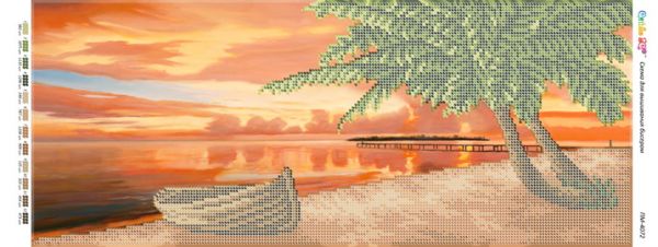 Панно для вишивки Захід сонця
