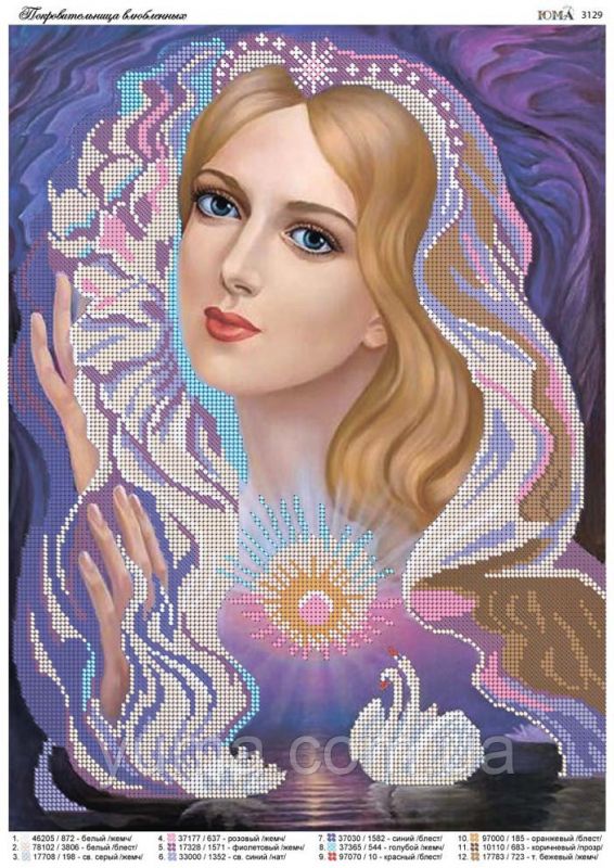 Схема для вишивки  Покровителька  закоханих