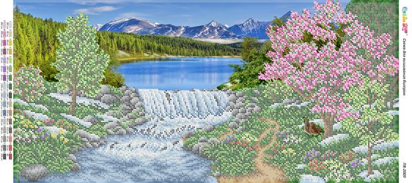 Панно для вишивки  Весна