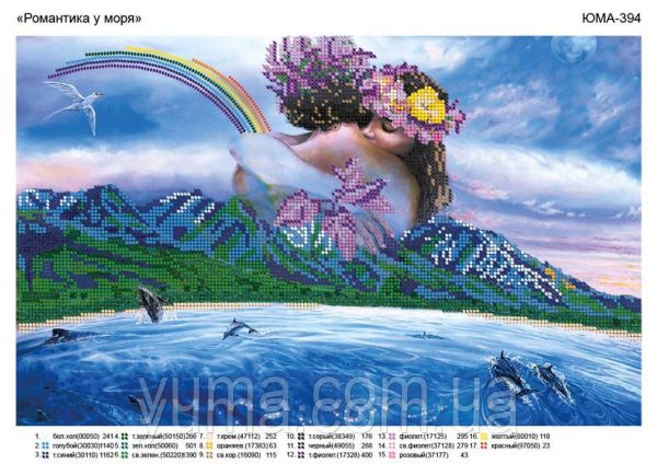 Схема для вишивки  Романтика біля Моря