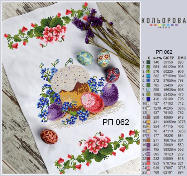 Пасхальний рушник №62