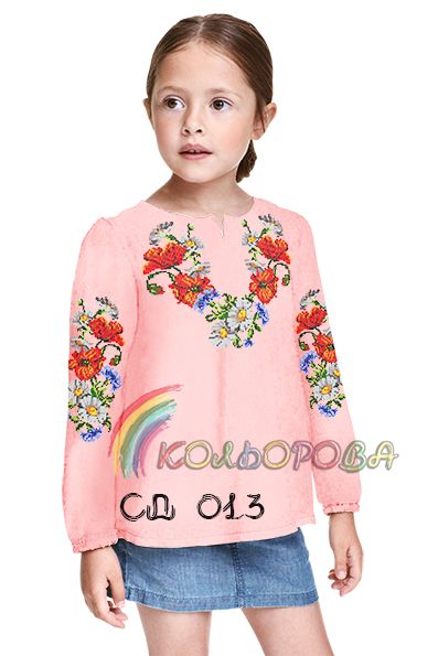 Сорочка дитяча для дівчинки №13 (заготовка не пошита)