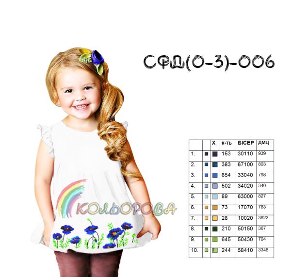 Сарафан дитячий №6 (заготовка не пошита)