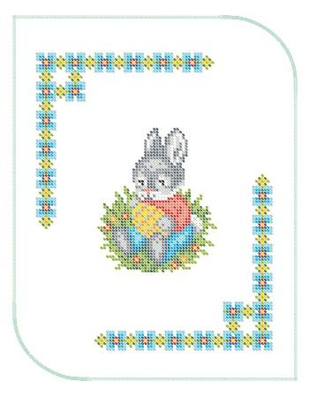 Серветка пасхальна маленька №2