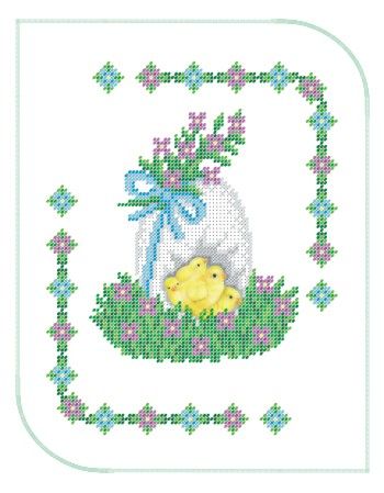 Серветка пасхальна маленька №7